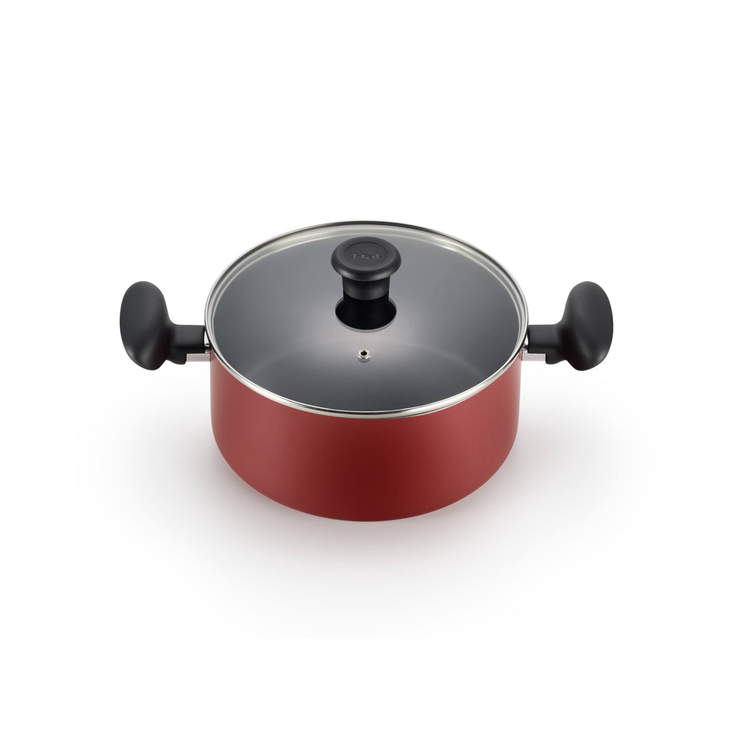 18 Piece Red Nonstick Cookware Set U51456