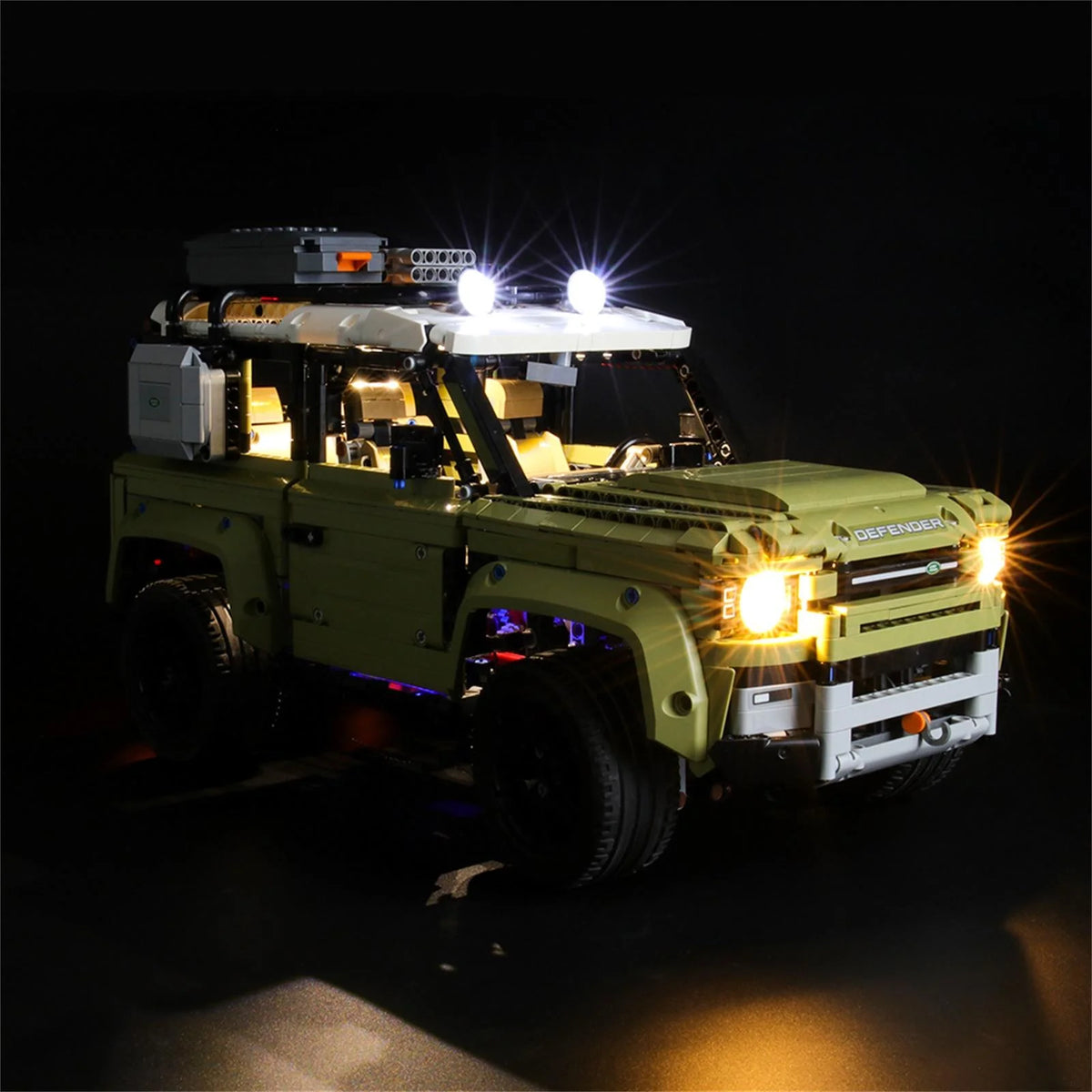 LED Lighting Kit for Land Rover Defender Building Blocks Model Q7121