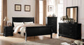 Black Queen 5pcs Bedroom Set F399