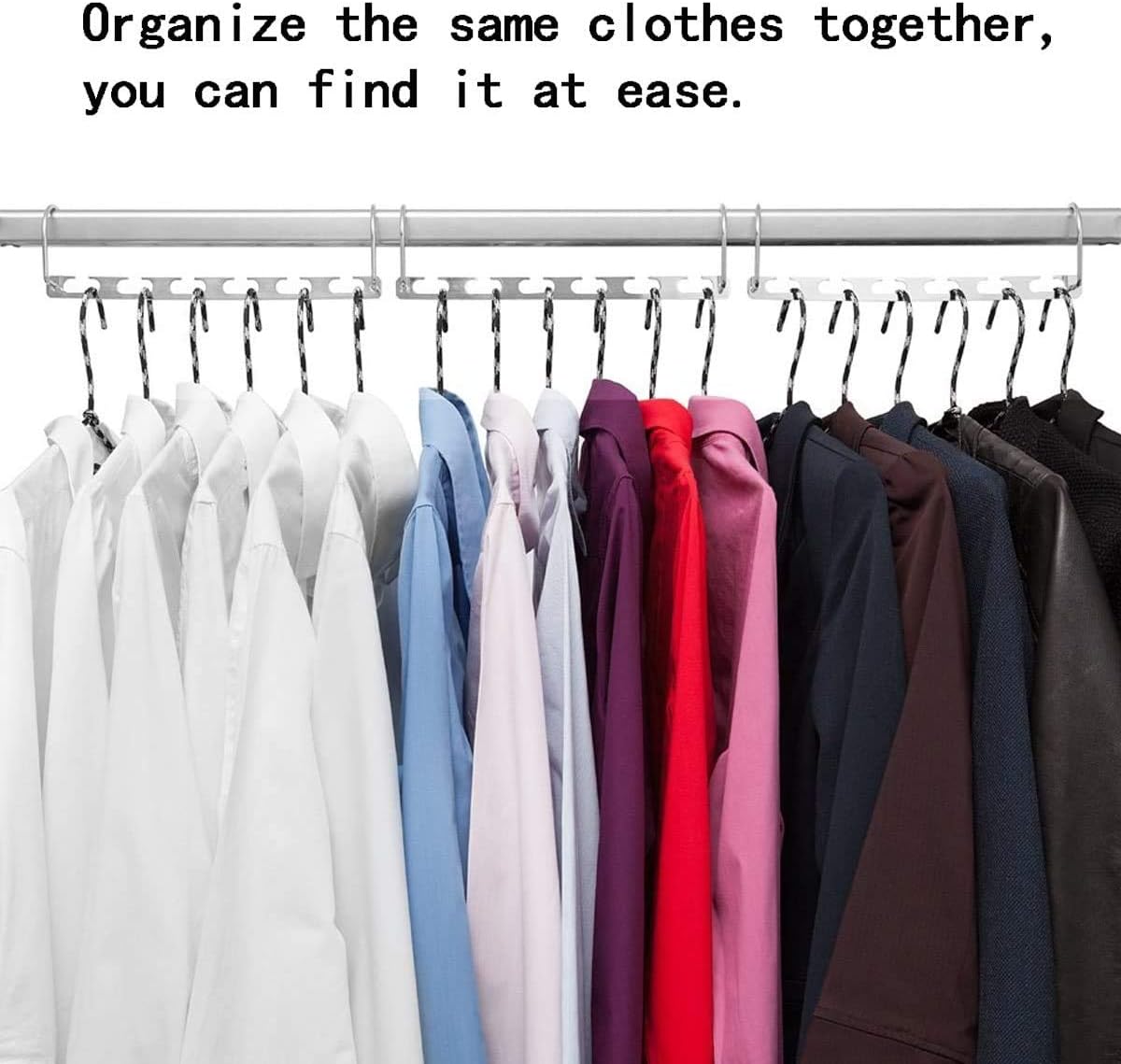 6Pc Metal Cascading Hangers O7663