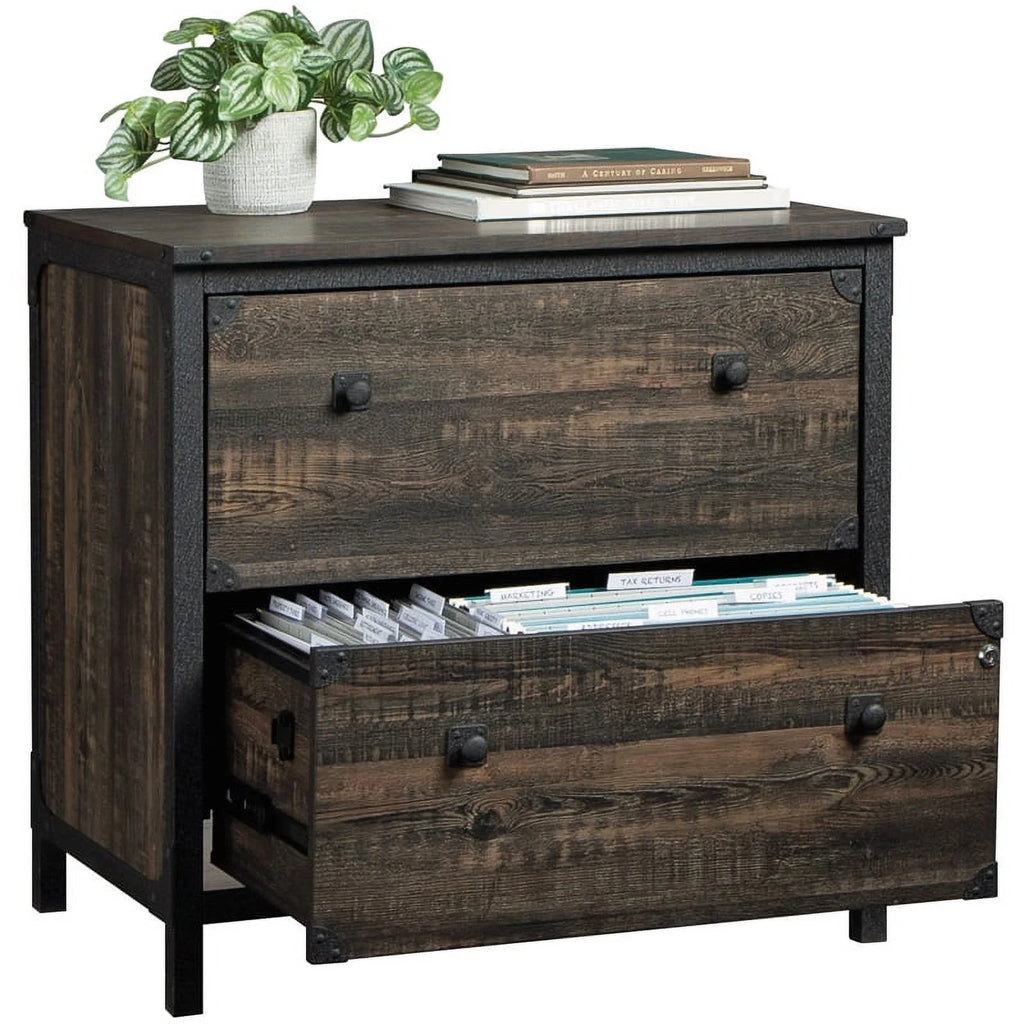 Carbon Oak Engineered Wood Lateral File F603
