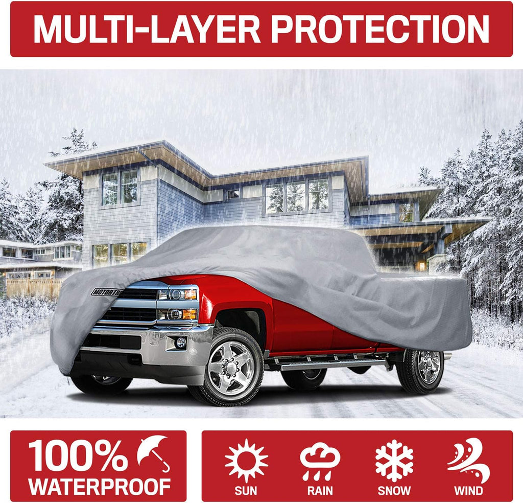 3-Layer 4-Season Waterproof XL Car Cover T8895