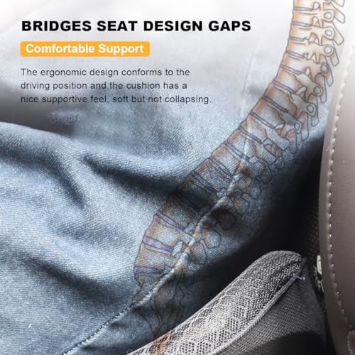 Beige Memory Foam Car Seat Cushion T828245
