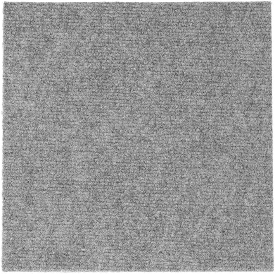Self Adhesive Carpet Tile, 12 Tiles/12 sq Ft Pack of 2 S10299