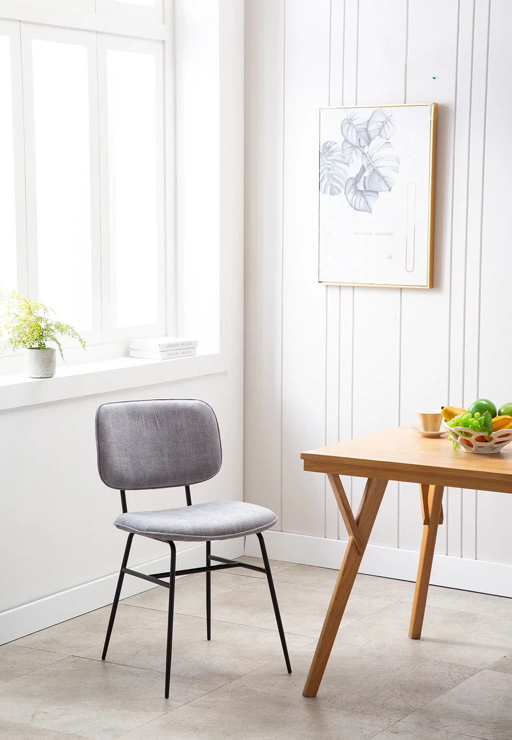 Set Of 2 Velvet Dining Chairs W30020