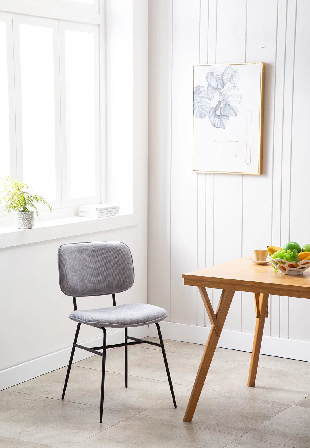 Set Of 2 Velvet Dining Chairs W30020