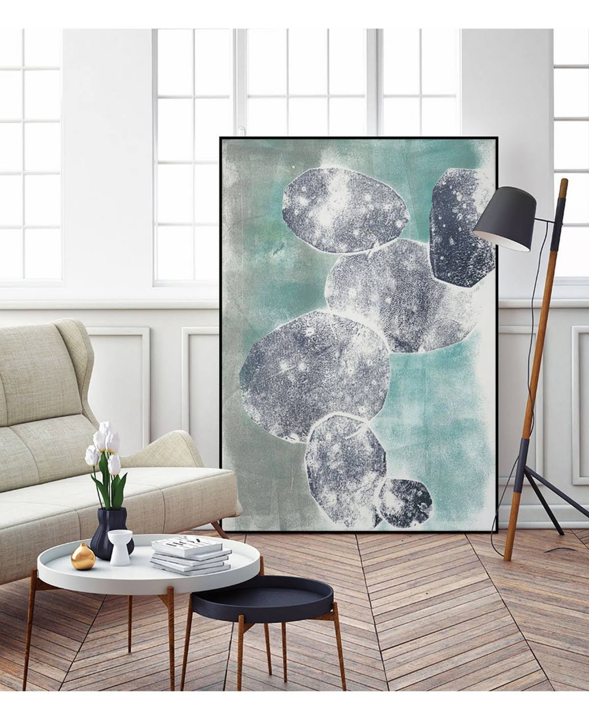 Framed Canvas Art O951