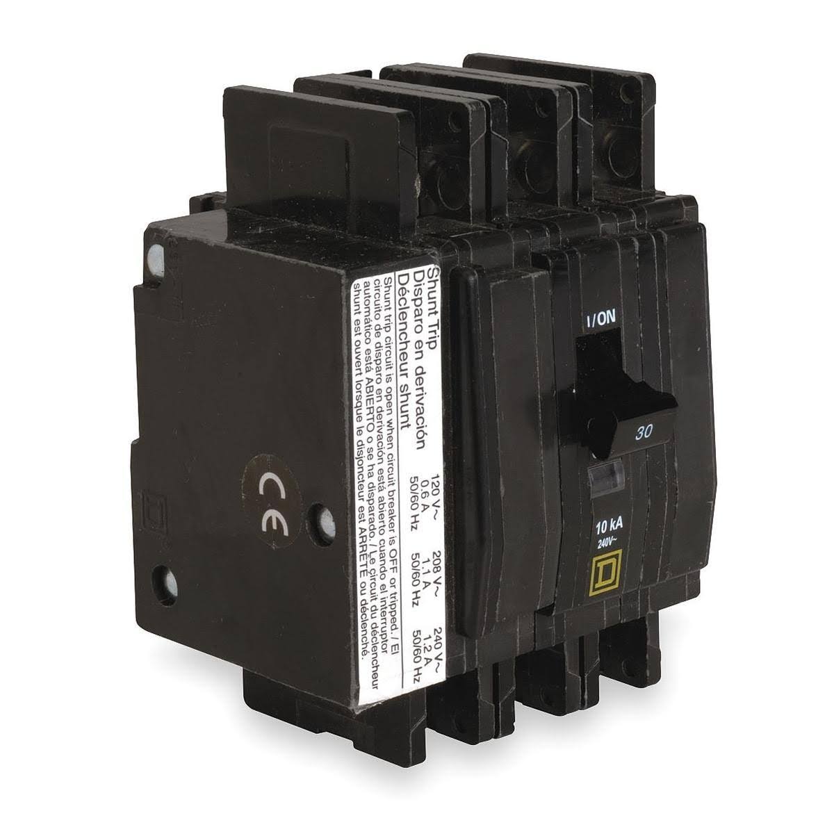 3P Shunt Trip Circuit Breaker 60A 240VAC Q540