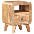 Rough Mango Wood Bedside Cabinet H839406