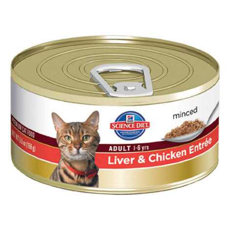 Adult Liver & Chicken Entree Canned Cat Food J599577