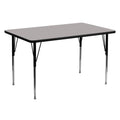 Grey Laminate Rectangular Activity Table F953