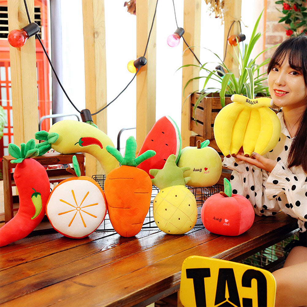 Orange Simulation Lemon Plush Pillow Toy V71648
