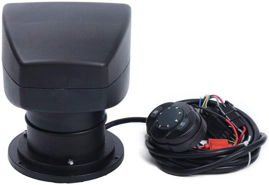 Black 100W Remote Control Spotlight 2500LM 12V X44228
