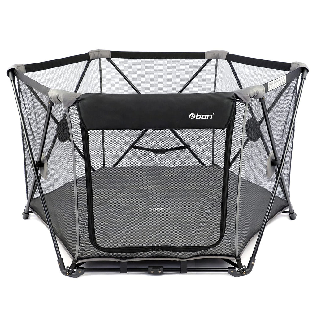 Portable 6 Panel Play Pen Playard with Carry Case 53 W x 30 H (Blue) Q921