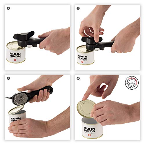 5-in-1 Multi-Purpose Strain-Free Opener for Jars, Bottles and Ring-Pull Cans, Red M6639
