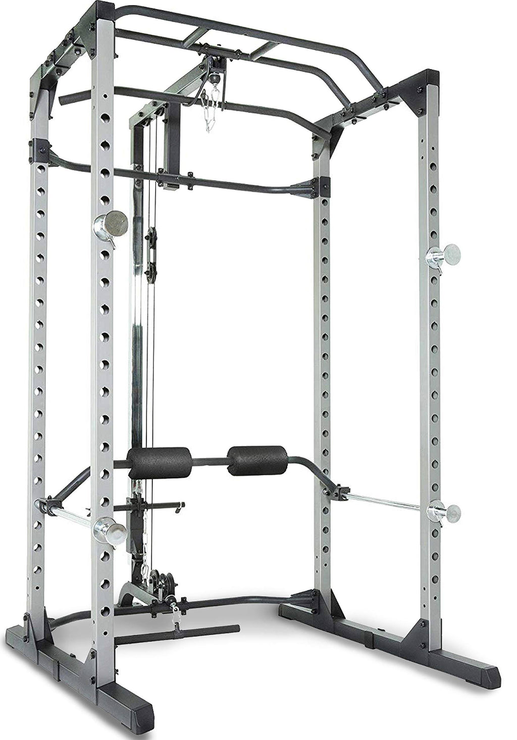 Power Cage with LAT Pull-Down Attachment and Adjustable Leg Hold-Down C293414