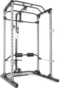 Power Cage with LAT Pull-Down Attachment and Adjustable Leg Hold-Down C293414