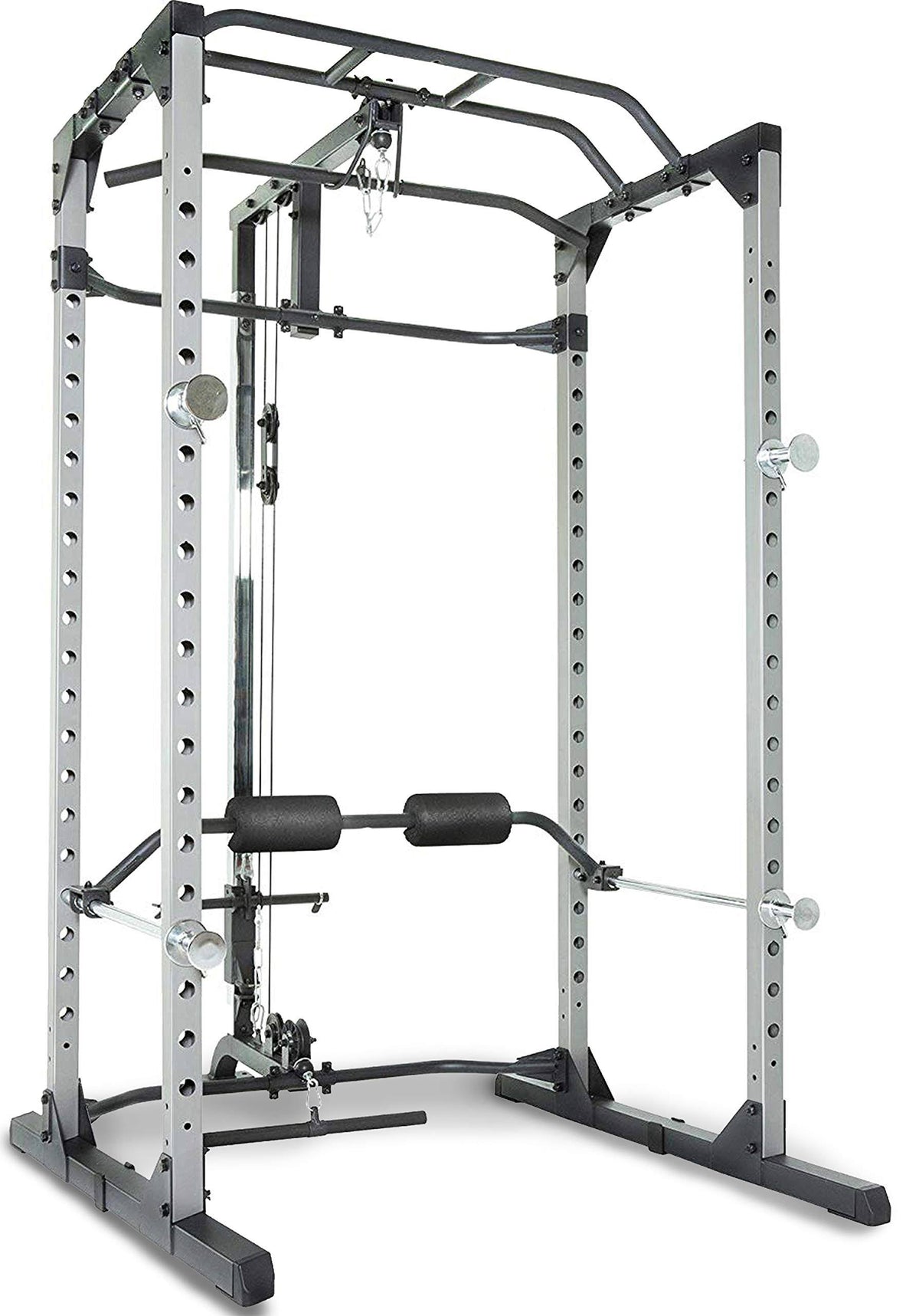 Power Cage with LAT Pull-Down Attachment and Adjustable Leg Hold-Down C293414