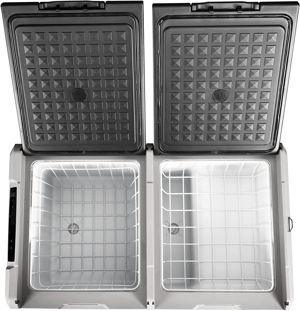 12V 80 qt. Dual Door Chest Refrigerator with Cooler B2470