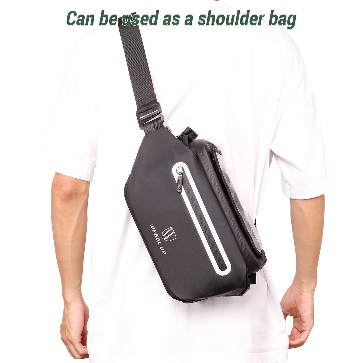 Large Front Storage Bike Handlebar Bag with Touchscreen Phone Holder X1138