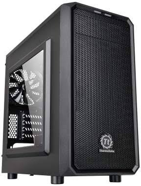 Black Interior M-ATX Gaming Case with Side Window USB3 G9538