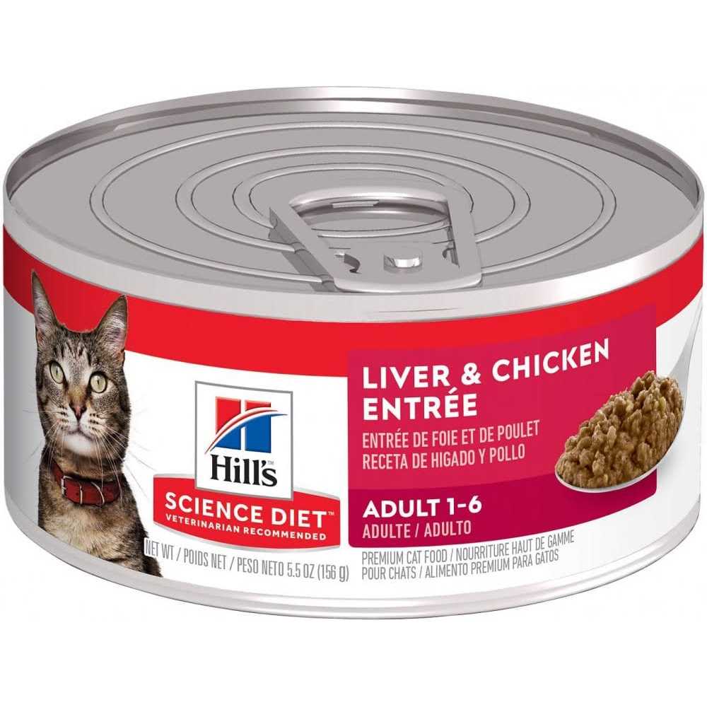 Adult Liver & Chicken Entree Canned Cat Food J599577