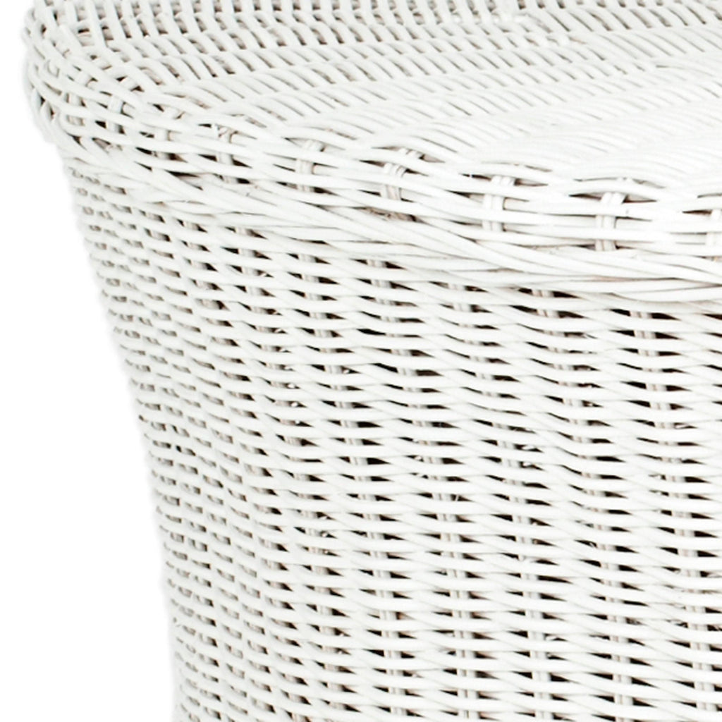White Cocktail Ottoman U38210