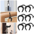 Black Door Stops Wedge 6 Pack F8080