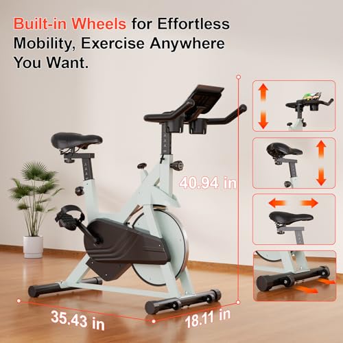 32-Level Magnetic Resistance Stationary Bike with 300lbs Weight Capacity X490