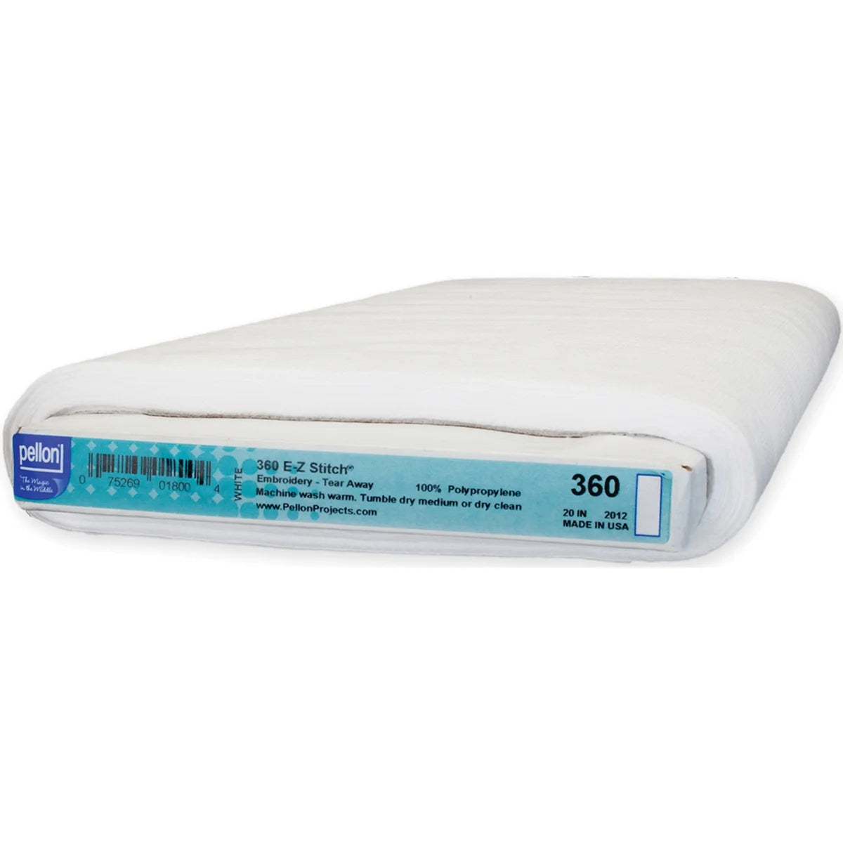 White 20" x 15 Yards Embroidery Fabric Stabilizer W638