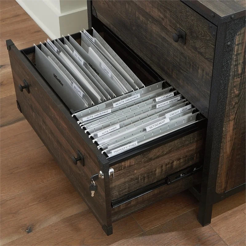Carbon Oak Engineered Wood Lateral File F603