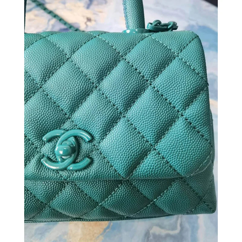 Mini Coco Handle Ultra Matte Grained Calfskin Bag K4841