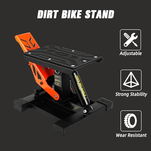 Motorcycle Lift Stand 1000Lbs Hydraulic Adjustable Height U943121