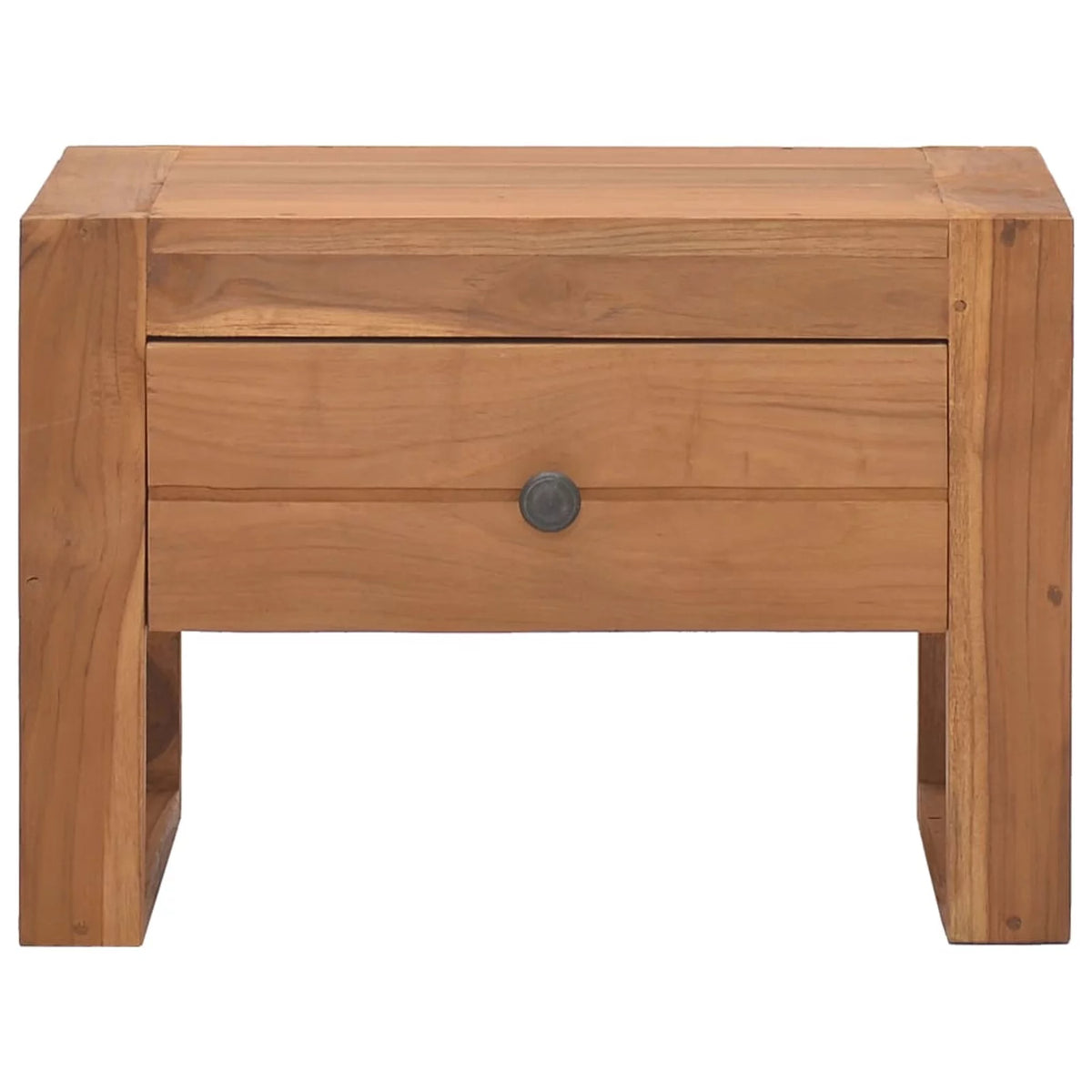Teak Wood Bedside Cabinet with Storage Drawer P900