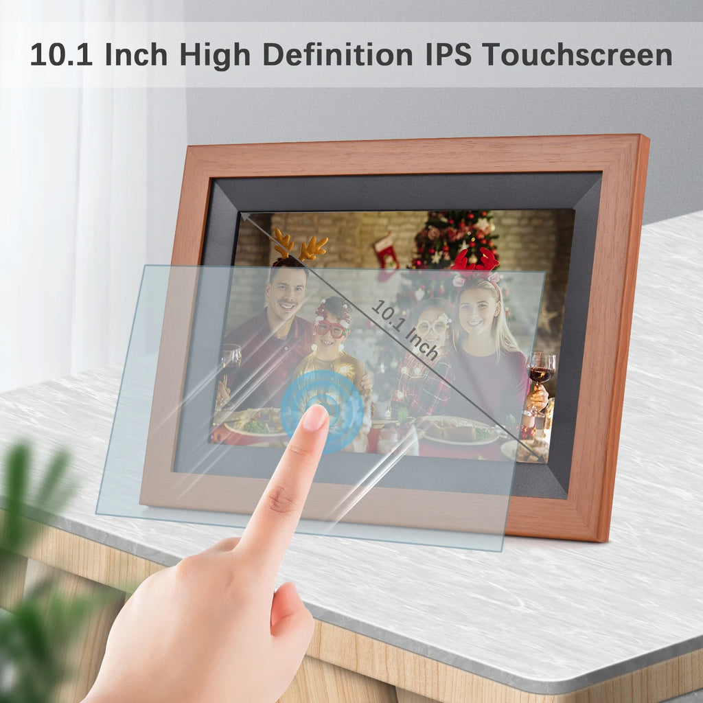 10.1 Inch WiFi Digital Photo Frame Touch Control 16GB Storage H479725
