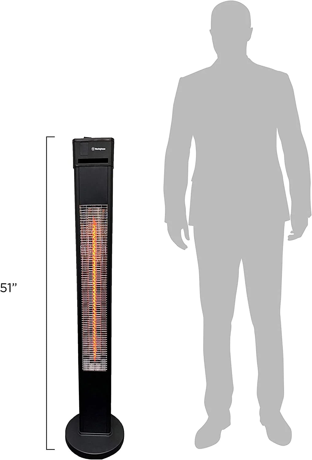 Infrared Electric Outdoor Heater Freestanding Q84895