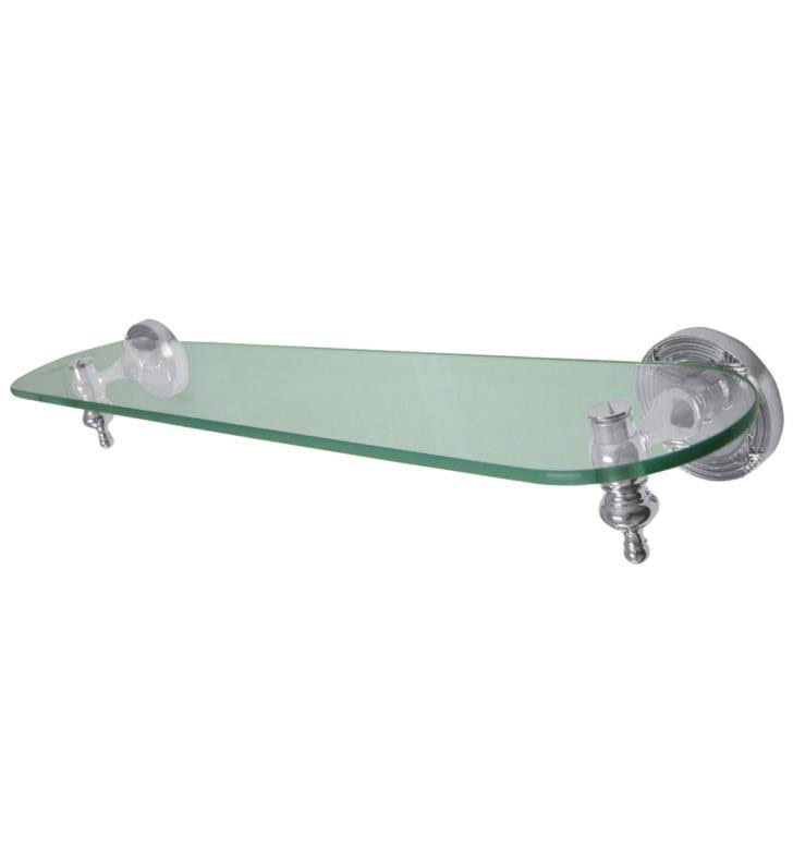 Satin Nickel Glass Shelf U884
