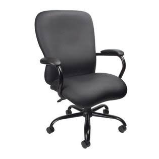 Black Heavy Duty 350 lbs. Caressoft Plus Chair Q8534