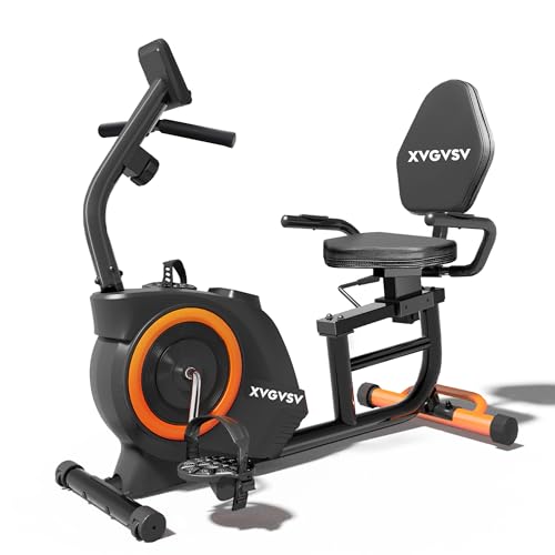 Recumbent Exercise Bike with 400LB Weight Capacity Magnetic Resistance A3078