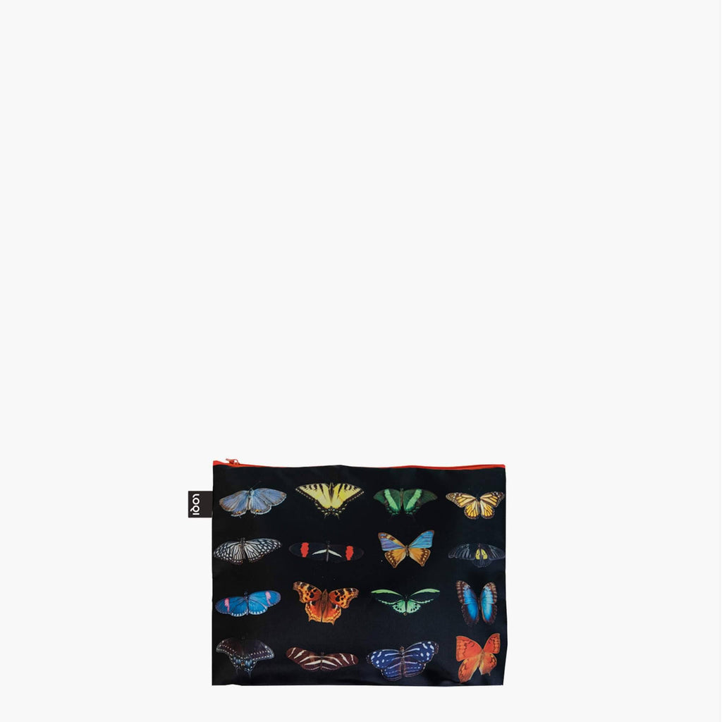 Butterflies, Penguins Zip Pockets Bag Z311