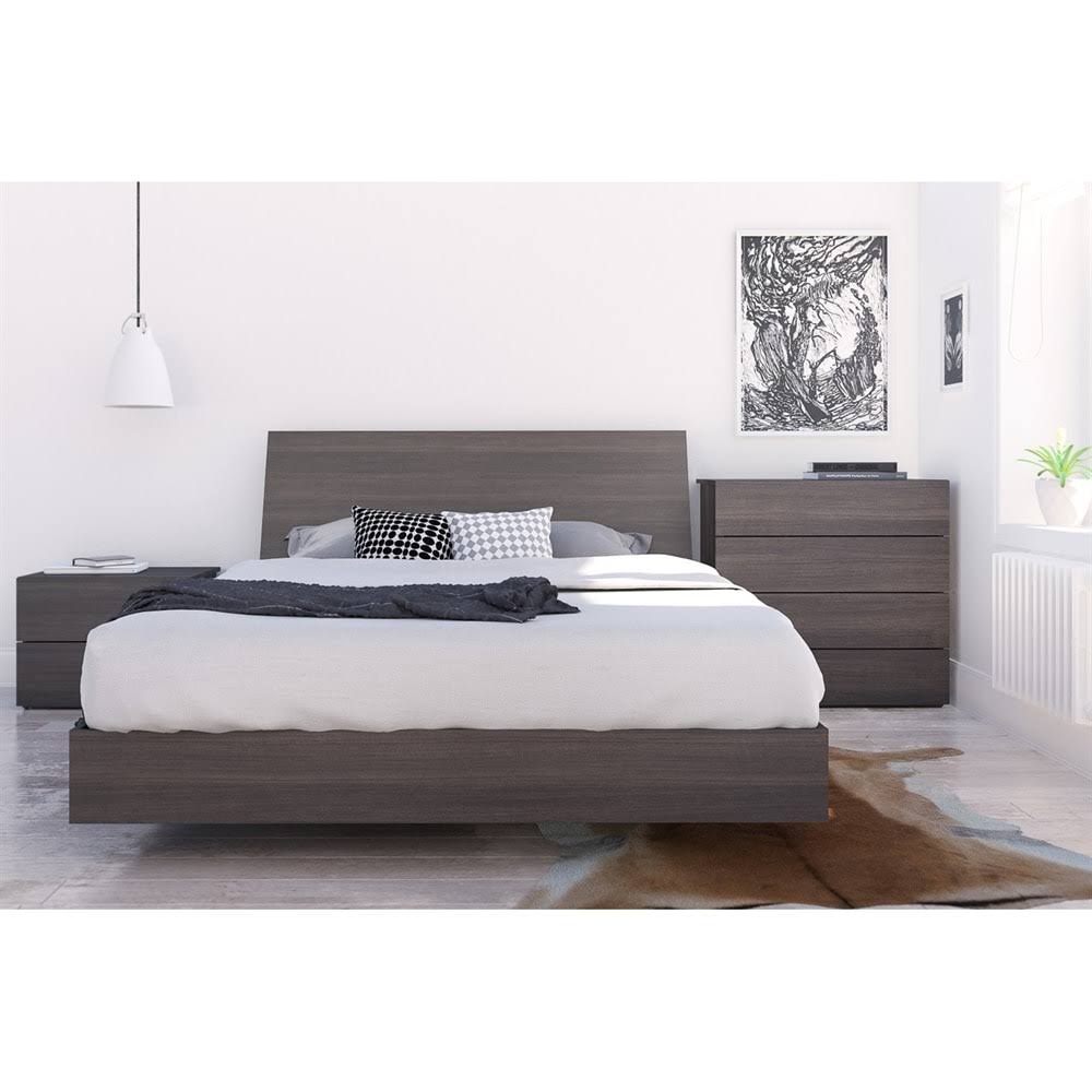 4 Piece Queen Size Bedroom Set, Ebony S1748