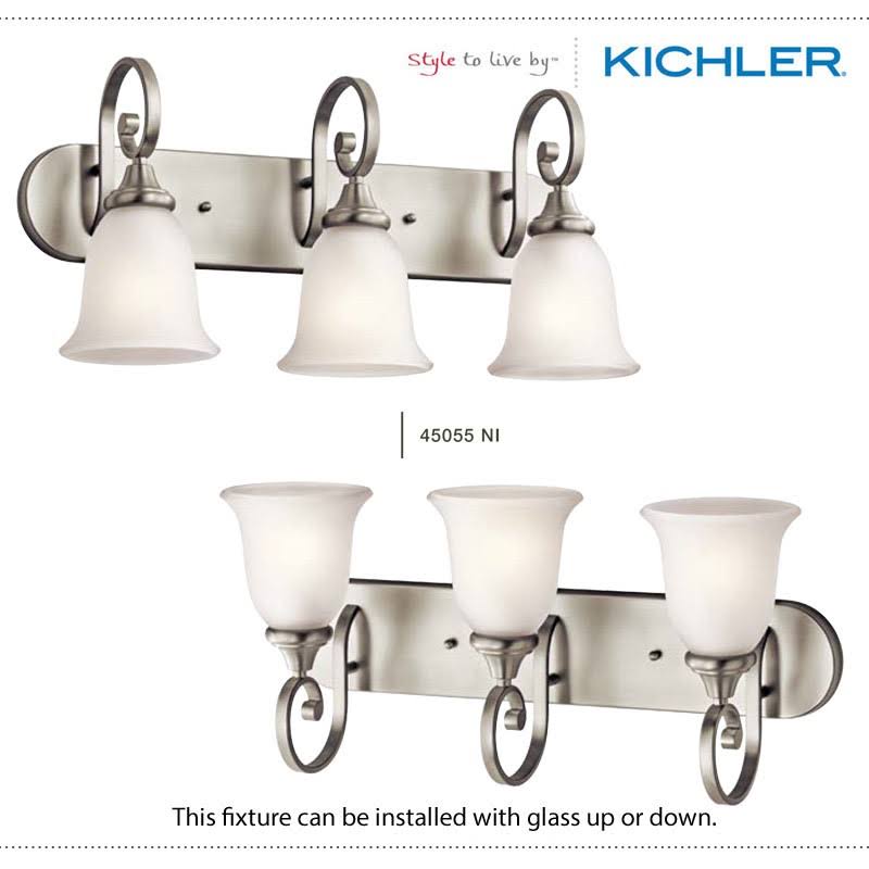 Brushed Nickel Four-Light Bath Fixture M7184