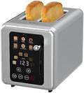 Open Box Touch Screen Toaster 2 Slice Digital Timer Stainless Steel Z18074