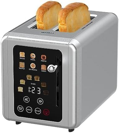 Open Box Touch Screen Toaster 2 Slice Digital Timer Stainless Steel Z18074