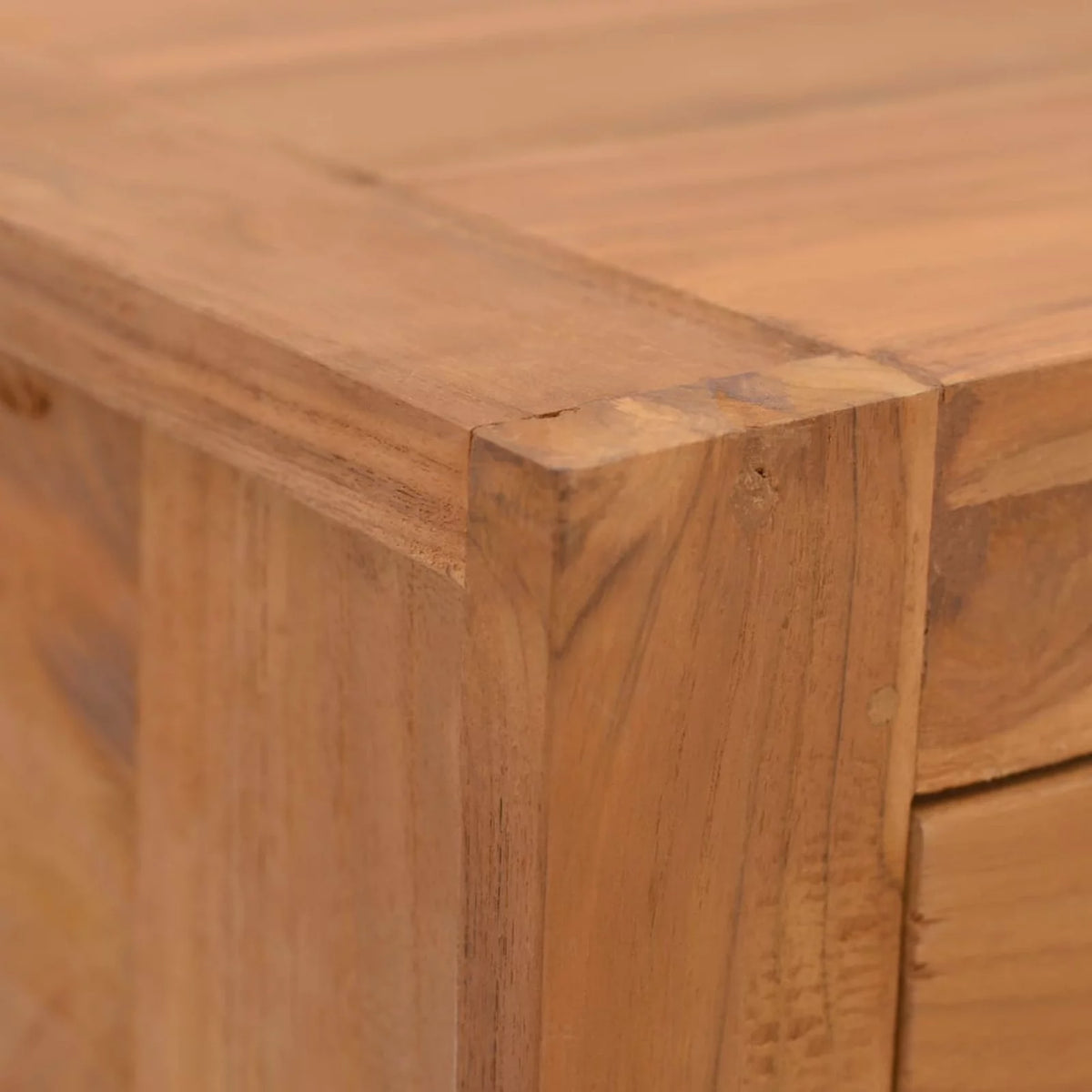 Teak Wood Bedside Cabinet with Storage Drawer P900