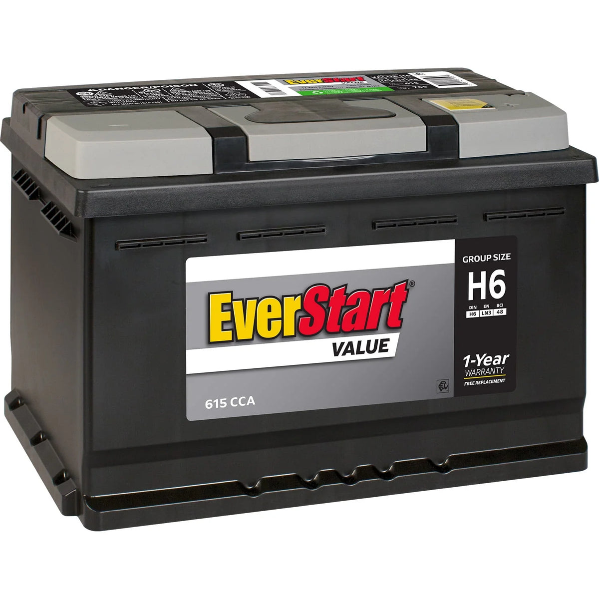 Lead Acid Automotive Battery 12 Volt 615 CCA N26245