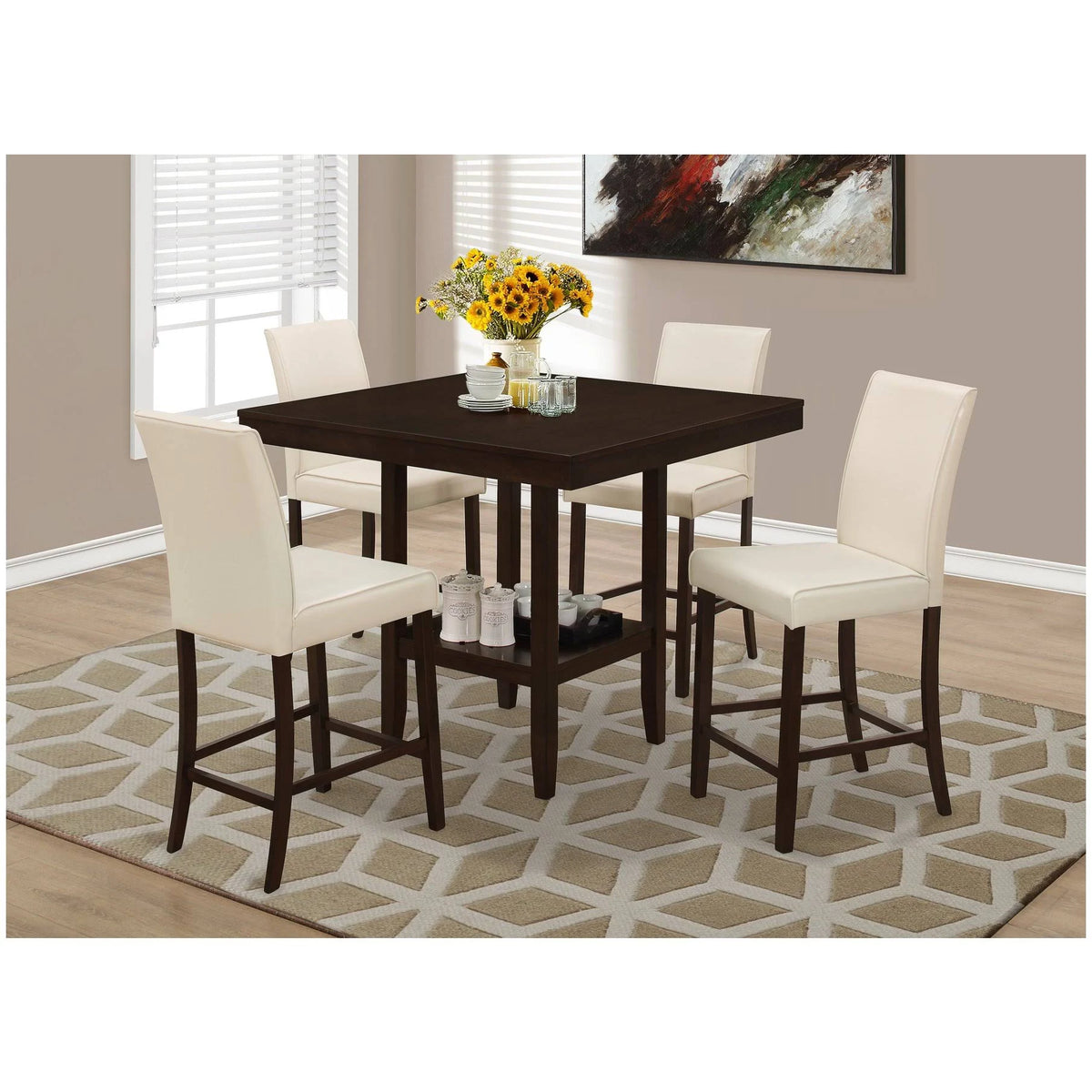Cappuccino Counter Height Dining Table B3250
