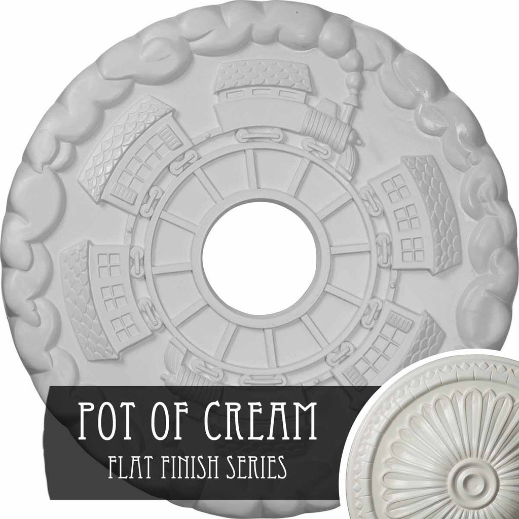 18 1/2x22OD x 3 7/8x22ID x 1x22P Ceiling Medallion H2100