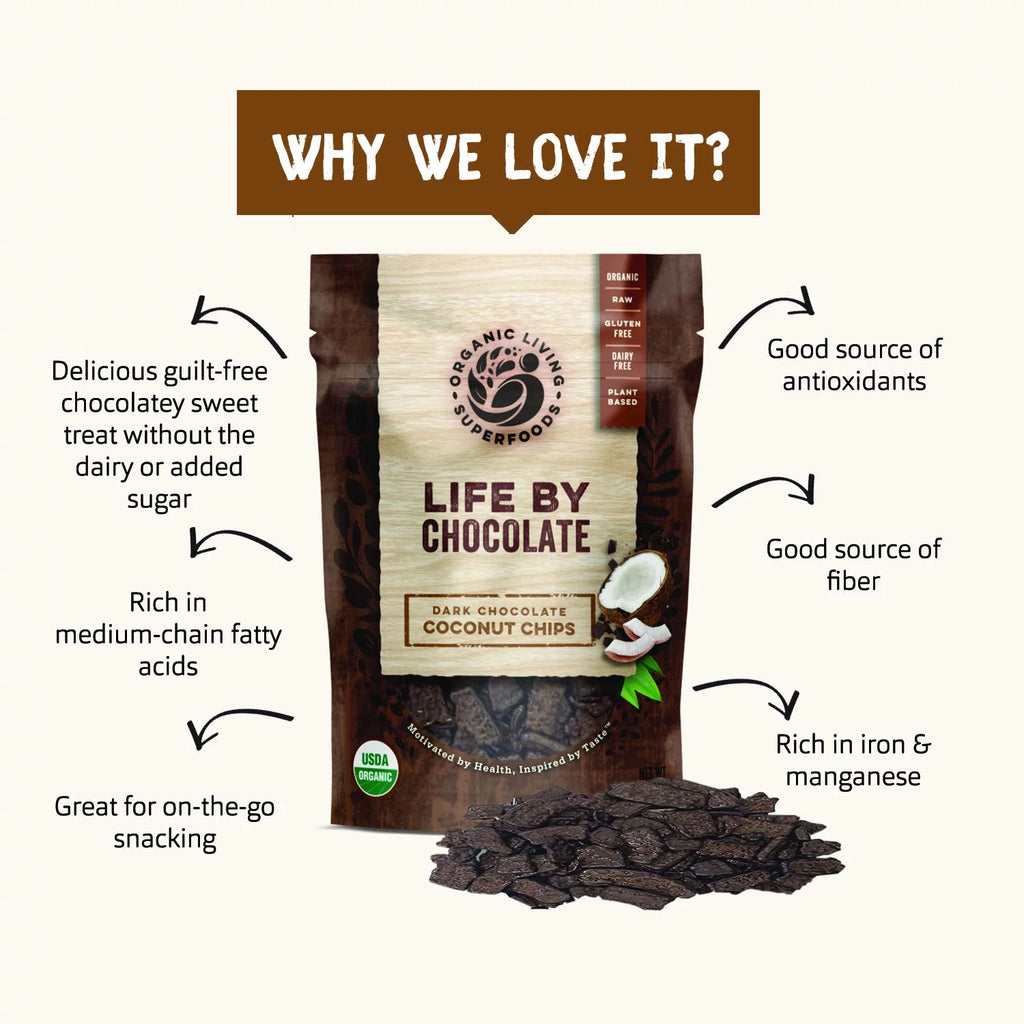 Organic Dark Chocolate Covered Coconut Chunks 1.4oz M7926