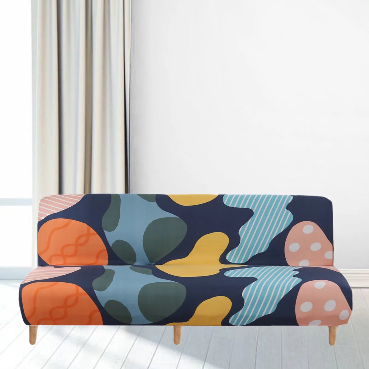 Washable Polyester Stretch Sofa Slipcover W134404